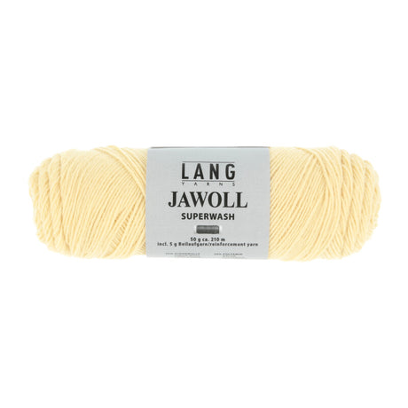 Lang Yarns Jawoll Yarn, 190m / 50g – Light Yellow (0213)