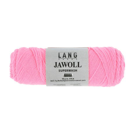 Lang Yarns Jawoll Yarn, 190m / 50g – Pink Neon (0385)