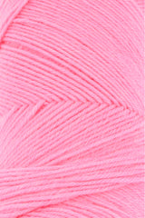 Lang Yarns Jawoll Yarn, 190m / 50g – Pink Neon (0385), yarn texture