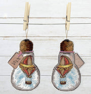 VISIT Travel Series Cross-Stitch Kit by Crystal Art, Plastic Canvas