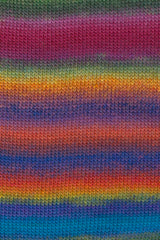 Lang Yarns Mille Colori Baby – 50g / 190m – Multicolour/Blue/Purple (0050) – detail