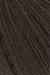 Lang Yarns Cashmere Lace – 25g / 165m – Dark Brown (0068) – detail