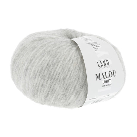 Lang Yarns Malou Light – 50g / 190m – Light Grey (0003)