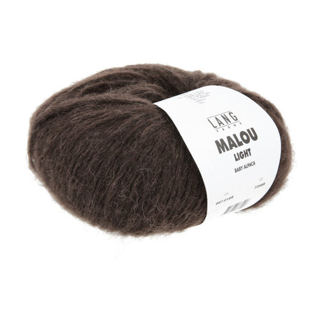 Lang Yarns Malou Light – 50g / 190m – Chocolate (0168)