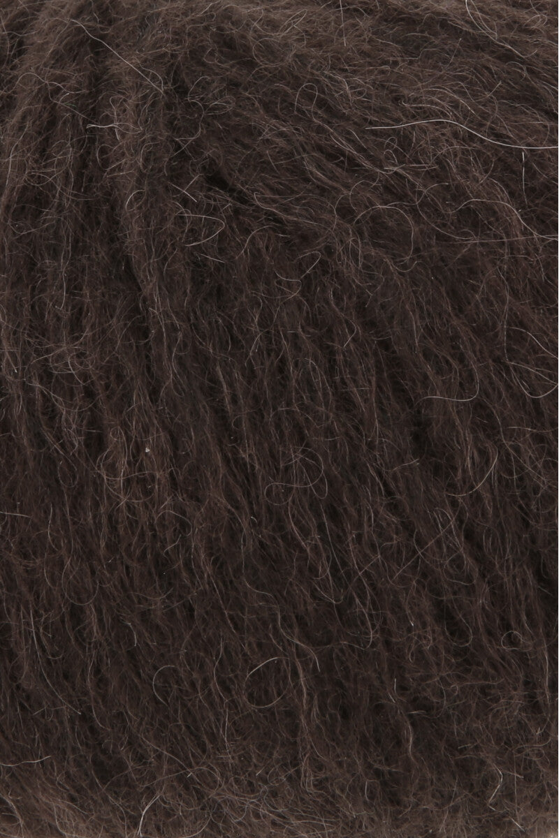 Lang Yarns Malou Light – 50g / 190m – Chocolate (0168) – detail