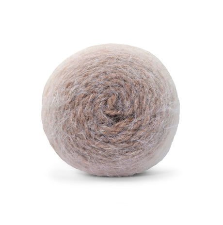Círculo Marfim – Acrylic Gradient Cake Yarn (400 m / 200 g) - Ball of coffee yarn on a white background