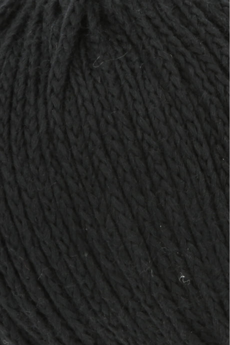 Lang Yarns Norma – 50g / 135m – Black (0004) – detail