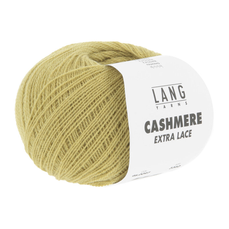 Lang Yarns Cashmere Extra Lace – 25g / 320m – Light Olive (0097)