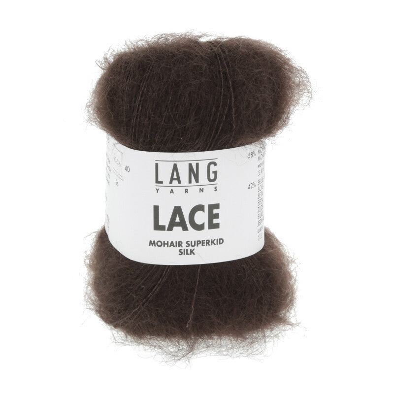 Lang Yarns Lace Yarn, 310m / 25g – Espresso (0268)