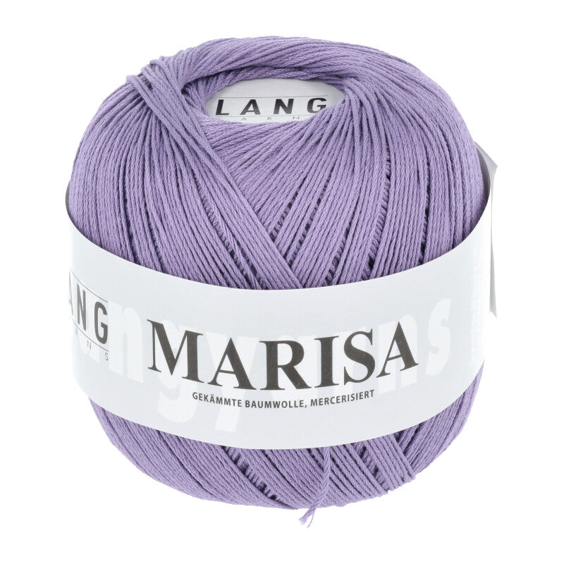 Lang Yarns Marisa – 100% Egyptian cotton yarn, 50g/210m – Purple (0012)