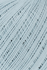Lang Yarns Marisa – 100% Egyptian cotton yarn, 50g/210m – Sky (0020) – detail