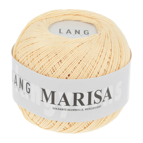 Lang Yarns Marisa – 100% Egyptian cotton yarn, 50g/210m – Banana (0049)