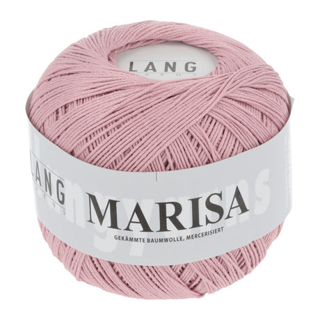 Lang Yarns Marisa – 100% Egyptian cotton yarn, 50g/210m – Dusky Pink (0083)