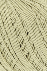 Lang Yarns Marisa – 100% Egyptian cotton yarn, 50g/210m – Light Olive (0092) – detail