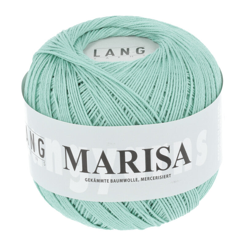 Lang Yarns Marisa – 100% Egyptian cotton yarn, 50g/210m – Mint (0174)