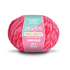 Circulo - Amigurumi Pelucia Yarn, Special Velvet Chenille Yarn for Crochet & Knitting, Amigurumi Plush Yarn for Amigurumi and Blanket,  85 g - 131 meters