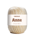 Circulo ANNE - 100% mercerized Cotton Yarn, 500m / 147g - Ball of yarn with 'Circulo Anne' label on a white background