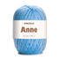 Circulo ANNE - 100% mercerized Cotton Yarn, 500m / 147g - Blue ball of yarn with 'Circulo Anne' label on a white background