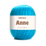 Circulo ANNE - 100% mercerized Cotton Yarn, 500m / 147g - Blue yarn ball with 'Circulo Anne' label on a white background