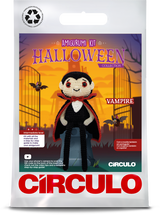 Circulo Amigurumi Kit Halloween Collection - Crochet Kit - Vampire - Circulo Halloween-themed amigurumi kit packaging with a vampire design.