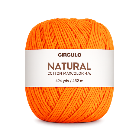 Circulo Natural Cotton Maxcolor (Barroco) 6 – Garn aus 100 % Baumwolle, 452 m / 400 g