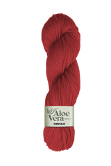 Circulo Aloe Vera Yarn 121m / 100g in red color