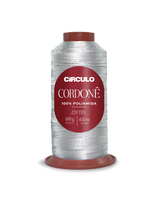 Circulo Cordone 100% Polyamide Crochet Yarn, 450 m / 100 g - Spool of Circulo Cordoné thread on a white background