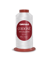 Circulo Cordone 100% Polyamide Crochet Yarn, 450 m / 100 g - Spool of Circulo brand thread on a white background