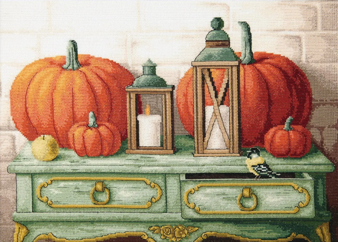 Gifts of Autumn Cross Stitch Kit – M-357 | Momentos Magicos – Leo