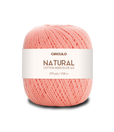 Circulo Natural Cotton Maxcolor (Barroco) 4/4 100% Cotton Yarn for Crochet and Knitting, 338m/200g - Leo Hobby -  Ball of pink yarn with a Circulo label on a white background