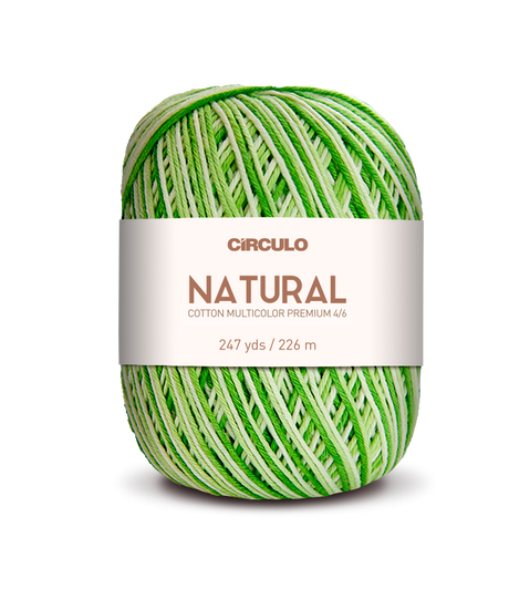 Círculo Barroco Multicolor Premium 4/6 – Hilo de algodón brasileño (226m / 200g)