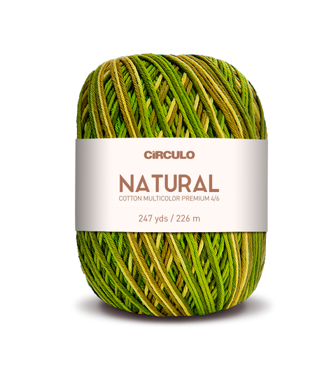 Círculo Barroco Multicolor Premium 4/6 – Hilo de algodón brasileño (226m / 200g)