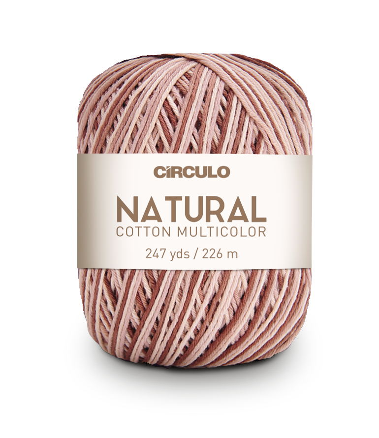 Círculo Natural Cotton Multicolor 4/6 – Baumwollgarn (226 m / 200 g)
