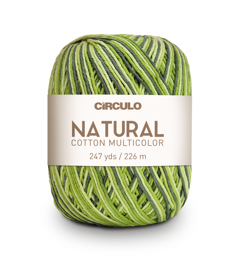 Círculo Natural Cotton Multicolor 4/6 – Baumwollgarn (226 m / 200 g)
