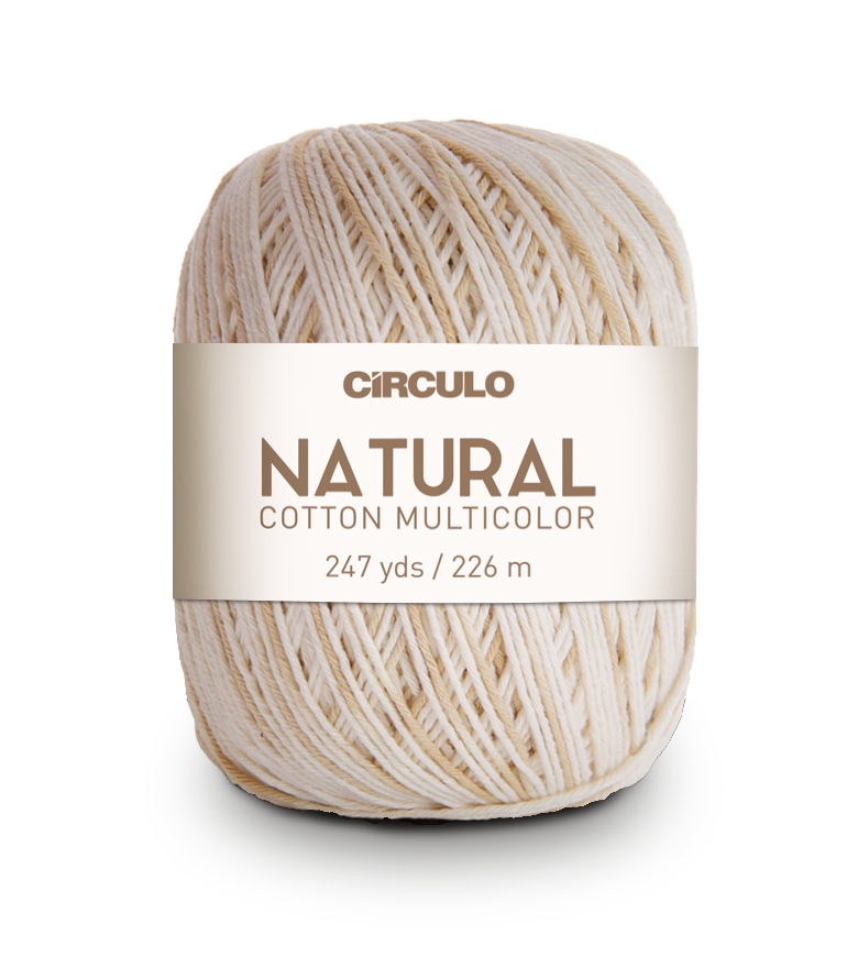 Círculo Natural Cotton Multicolor 4/6 – Baumwollgarn (226 m / 200 g)