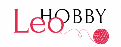 Leo Hobby logo with yarn ball icon on a white background