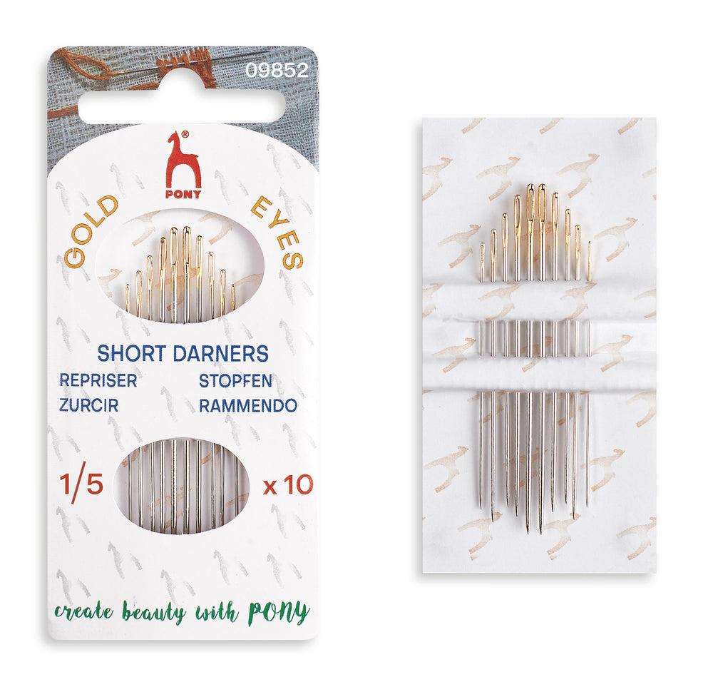Pony Short Darners Needles – Golden Eye, No. 1/5