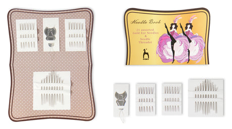 Pony Needle Book with Needle Threader, Assorted
