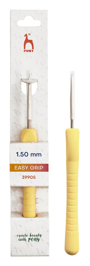 Pony Easy Grip Steel Crochet Hooks – 14 cm, 1.50 mm