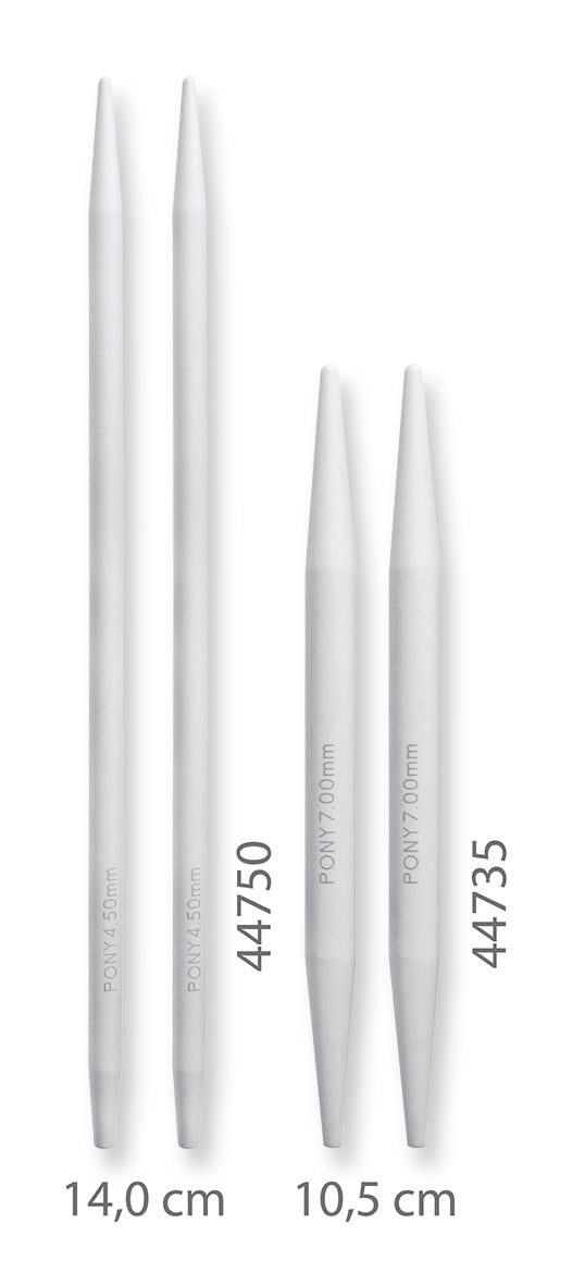 Pony Classic Aluminium Interchangeable Knitting Needle Tips – 10.5 & 14 cm, 10.5 cm, 7.00 mm – additional product view