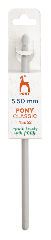 Pony Classic Plastic Crochet Hooks – 15 & 17 cm