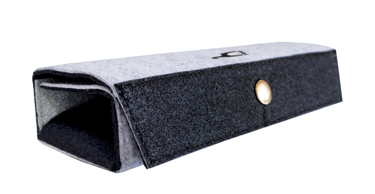 Pony Chazidra Accessories Felt Gift Case – Black/Grey, Black/Grey – additional product view