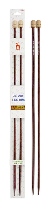Pony Laurel Single Pointed Knitting Needles – 35 cm, 4.50 mm