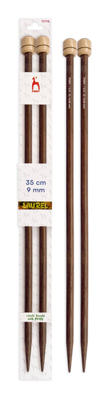 Pony Laurel Single Pointed Knitting Needles – 35 cm, 9.00 mm