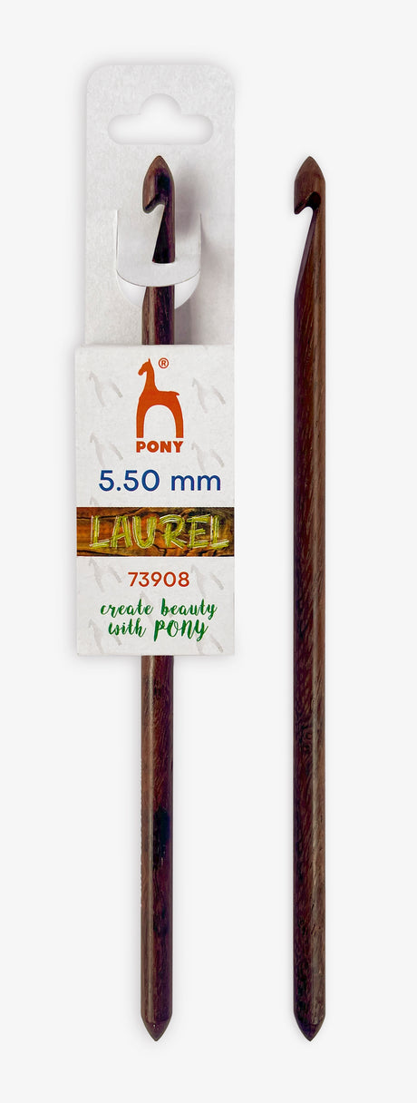 Pony Laurel Crochet Hooks – 15 cm, 5.50 mm