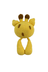 Circulo Amigurumi Crochet Kit - Lovey Blanket - All Included, Easy Instructions - Crochet Set for Intermediate - Animal Crochet Kit, Premium Amigurumi Yarn for Crocheting - Giraffe - Leo Hobby