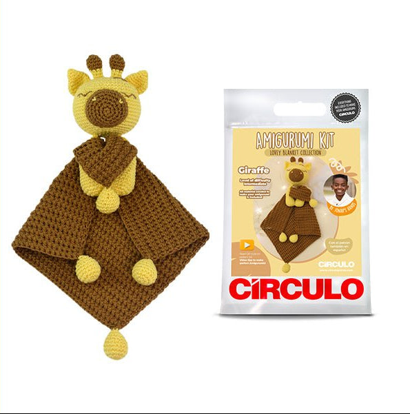 Kit Crochet Amigurumi CIRCULO Kit Amigurumi Couverture Lovey - Tout Inclus - Animaux (Lapin, Girafe...) - Crochet Intermédiaire Couverture Lovey Animal Kit Crochet Amigurumi CIRCULO Kit Amigurumi Couverture Lovey - Tout Inclus - Animaux (Lapin, Girafe...) - Crochet Intermédiaire Couverture Lovey Animal