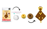 Circulo Amigurumi Crochet Kit - Lovey Blanket - All Included, Easy Instructions - Crochet Set for Intermediate - Animal Crochet Kit, Premium Amigurumi Yarn for Crocheting - Giraffe - Leo Hobby Marketplace
