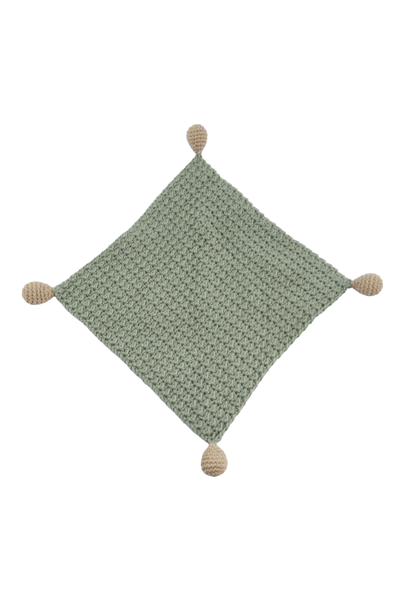 Circulo Amigurumi Crochet Kit - Lovey Blanket - All Included, Easy Instructions - Crochet Set for Intermediate - Animal Crochet Kit, Premium Amigurumi Yarn for Crocheting - Bear - Leo Hobby