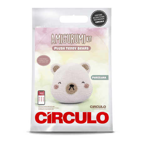 Circulo Amigurumi Kit Plush Teddy Collection - Porcelana - Leo Hobby